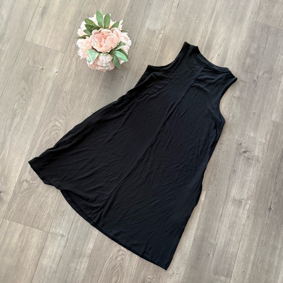 New Time & True Black Sleeveless Swing Dress - Picture 5 of 5